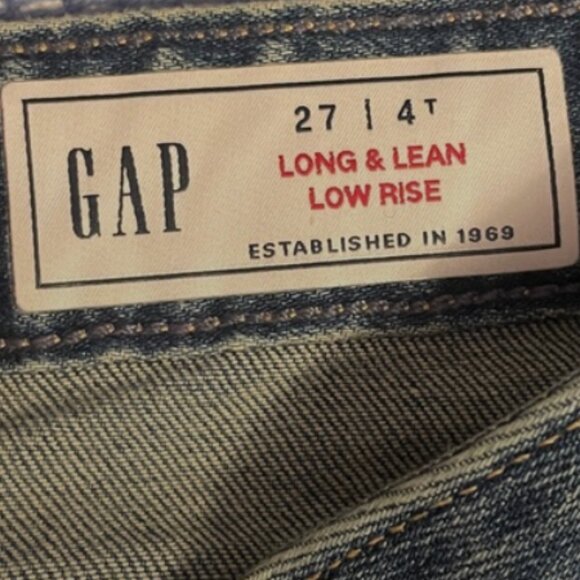 GAP Women's Flare Jeans in Blue - Picture 2 of 2